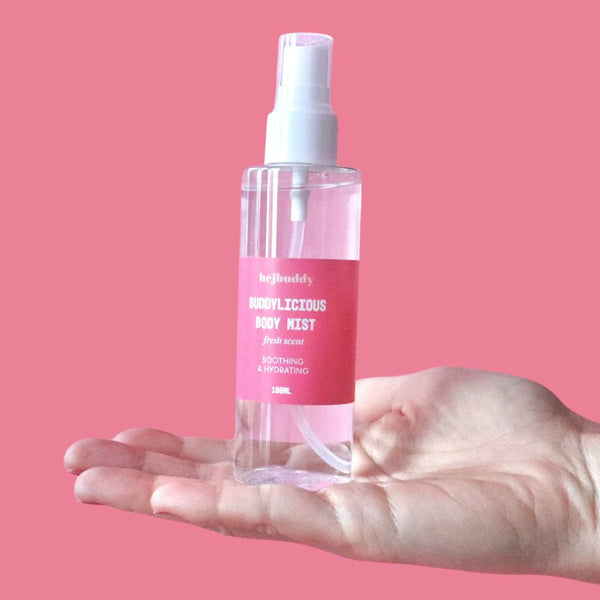 Buddylicious Body Mist – lugnande spray efter sockervaxning 100 ml
